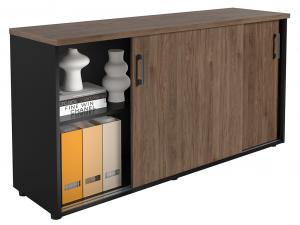 Купить Шкаф NWT 0714 темный орех/антрацит в Геленджике Шкаф NWT 0714 темный орех/антрацит